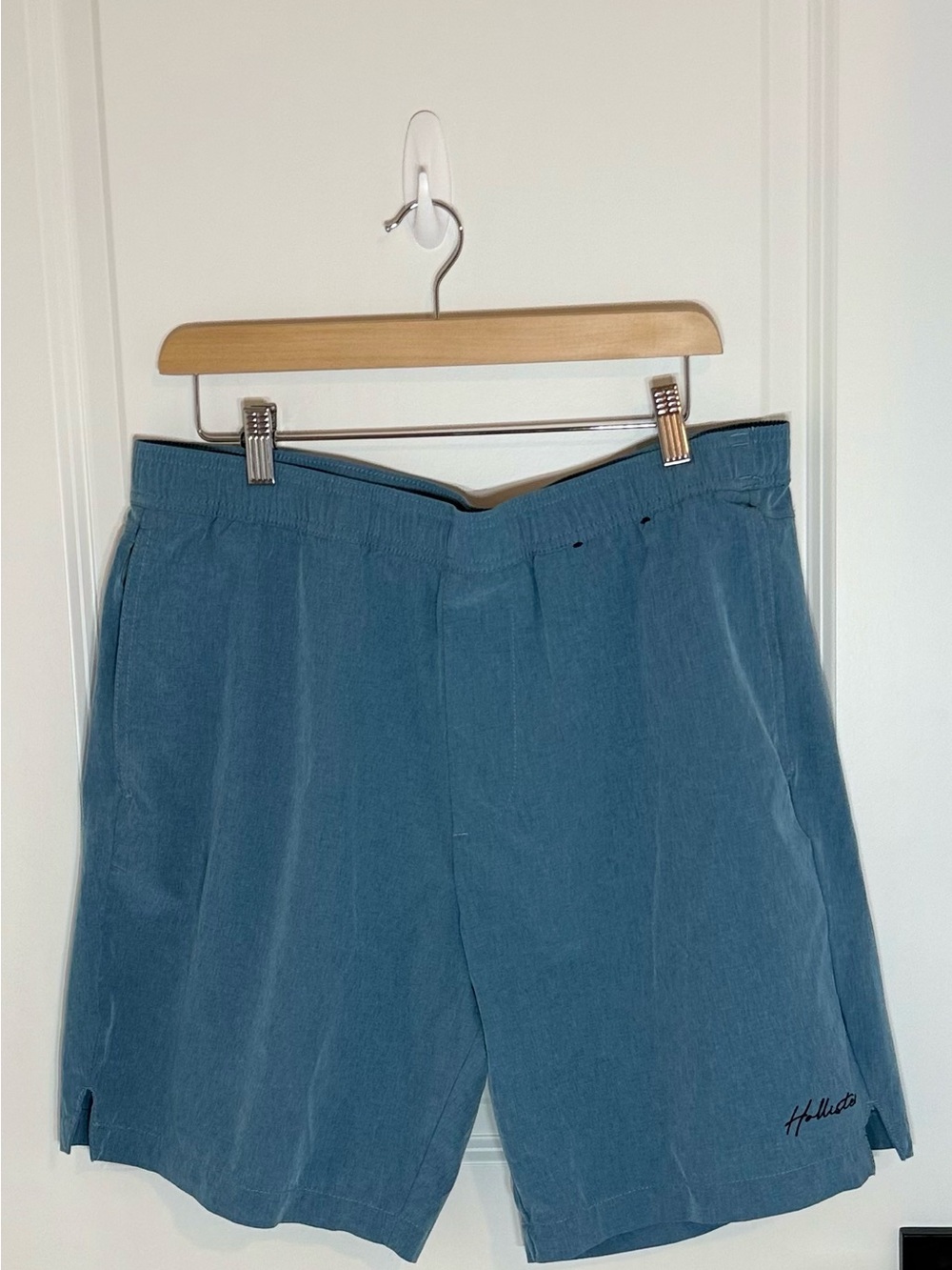Hollister Men's Teal 8” Inseam Shorts